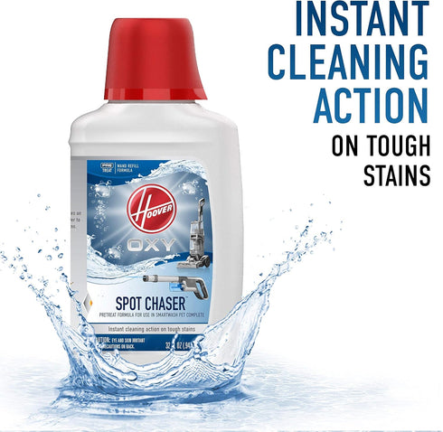 Hoover Oxy Spot Chaser Refill for SmartWash Pet, Stain Remover Pretreat Formula, Upholstery and Carpet Cleaning Solution