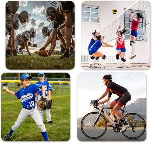 Tape,5 Pack ADMITRY Athletic Black Sports Tape,Strong Stick No Sticky Residue for Hockey Climbing Sports Medical