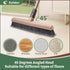 Eyliden Push Broom Indoor: Multi-Surface Angle Broom with 48" Long Handle for Cleaning Indoor and Outdoor