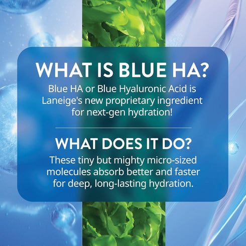 LANEIGE Water Bank Blue Hyaluronic Serum: Hydrate, Improve Skin Firmness, Peptides, Green Tea Enzyme