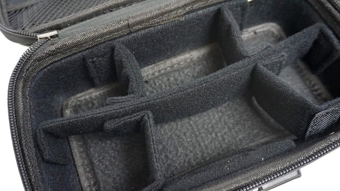 Kashmir Accessories Case with Carbon Lining, Waterproof Storage Bag with Combination Lock for Home & Travel Use