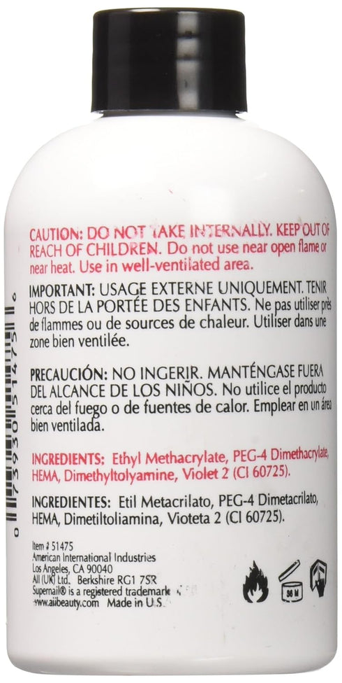 SuperNail Professional Liquid - 4oz / 118ml