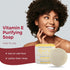 HT26 Purifying Soap Vitamined Bar for Melanin Rich Skin - Gentle Cleansing Vitamin E Soap with Castor Oil - 150g