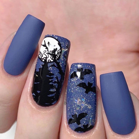 Whats Up Nails - 2 Essential Stamping Polishes (White, Black) for Stamped Nail Art Design, 7 Free, Cruelty Free