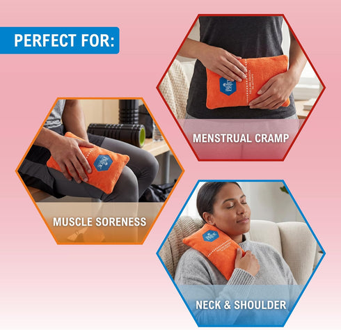 Packs 5in 9in (24-Pack), 3 MED PRIDE Instant Hot Disposable for Pain Relief, Activates Instantly, X Includes Fabric