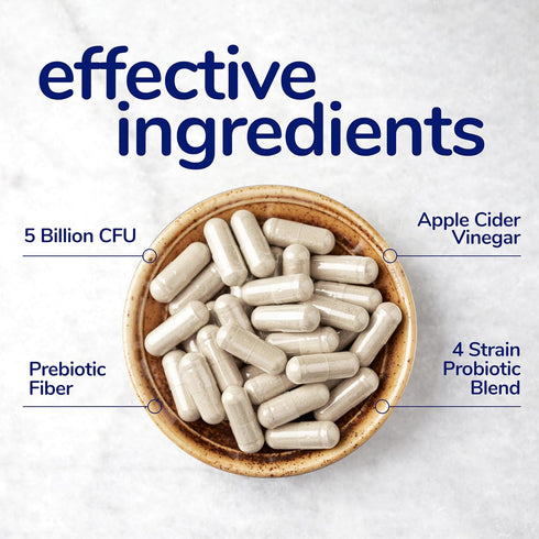 her own Probiotics for Women - 30 Capsules, 5 Billion CFUs with Prebiotics, 11 Strains, Vegan, Non-GMO