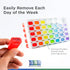 Monthly Pill Organizer - 31 Day Pop Out Pill Pods for Vitamins, Supplements & Medications - Rainbow