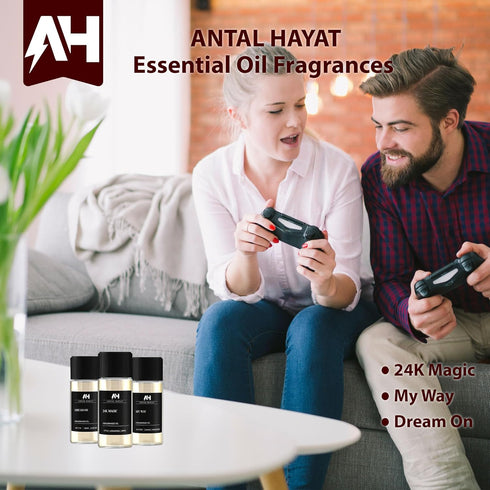 Essential Oil Scent for Diffusers - Hotel Scents My Way 20mL - Antal Hayat - Lemon, Sandalwood, Cedarwood & Iris