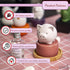 Pinky Pig, Diffusers for Essential Oils and Aromatherapy Fragrance, Non-Electric Ceramic, White Ceramic Oil Diffuser