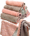 SAOYOAS 12 Pack Kitchen Towels Quick Dry Washcloths, Coral Velvet Dishtowels Multipurpose Reusable