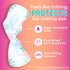 Always Radiant Teen Pads, Regular Size 1, Unscented, with Wings, 14 Count