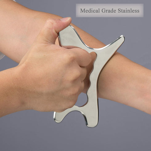Mikako Stainless Steel Scraping Gua Sha Tools Massage Tool, Muscle Scraper Tool, IASTM Massage Tools for Relaxing Soft