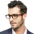 OCCI CHIARI Men Reading Glasses, 2.5 Magnifier Readers, Multiple Magnification Options from 1.0 to 6.0