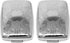 Set of 2 Etched Rectangular Pocket Purse Pill Box & Organizer with Dual Compartments (Victorian)