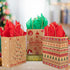 Kiddokids 48 7" 8.65" 3.15", 48 Packaging, Christmas Gift Bags x x Kraft Holiday Wrapping with Tissue Papers, Gift Tags