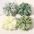 Scrunchies Hair Ties for Women - Big Silk Satin Scrunchie Extra Large Jumbo Oversized Cute Chiffon Scrunchy