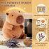 SuzziPals Heatable & Coolable Capybara Plush, Microwavable Stuffed Animal Heating Pad for Soothing & Relaxation