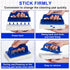 18 Pcs Handled Bath Scrubber Set, 15 Bathroom Scouring Pads, 3 Bathtub Scrubbers with Handle for Cleaning