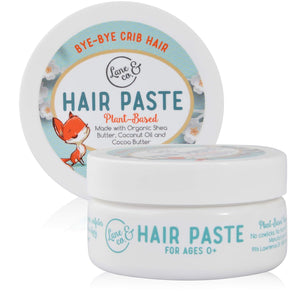 LANE & CO. Hair Paste - Plant-Based Styling Gel for Kids, Toddlers, Babies - 2oz Natural & Organic Formula, Non-Sticky