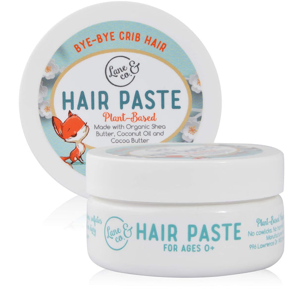 LANE & CO. Hair Paste - Plant-Based Styling Gel for Kids, Toddlers, Babies - 2oz Natural & Organic Formula, Non-Sticky