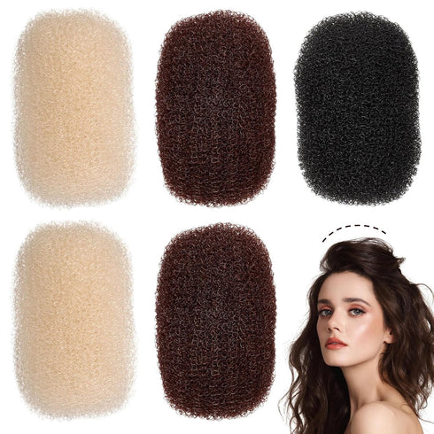 LALAFINA 5Pcs Hair Base Sponge Bump Up Clips, DIY Volume Hair Accessories for Women Girls