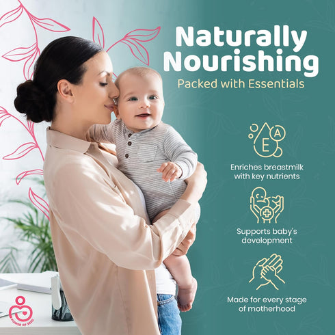 Proseed Power Of Seed 3, 26oz Milkrush Lactation Support for Breastfeeding-Oats Seeds & Almond Lactation Drink Mix