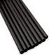 Made in USA Pack of 250 Unwrapped BPA-Free Plastic Drinking Straws, Black, 18" X 0.21"