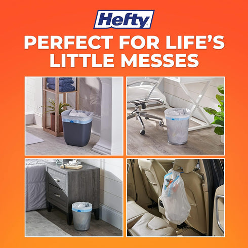 Hefty Small Trash Bags - Fabuloso Scent, 4 Gallon, 52 Count