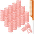 Syhood 16 Pieces Hair Roller Curlers, 1.18 Inch Plastic Hair Rollers with Steel Pintail Comb for Hairdressing