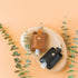 Set 2 Hand Sanitizer Holder Keychain of - Premium Vegan Leather Keychains & Leakproof Hand Sanitizer Bottles
