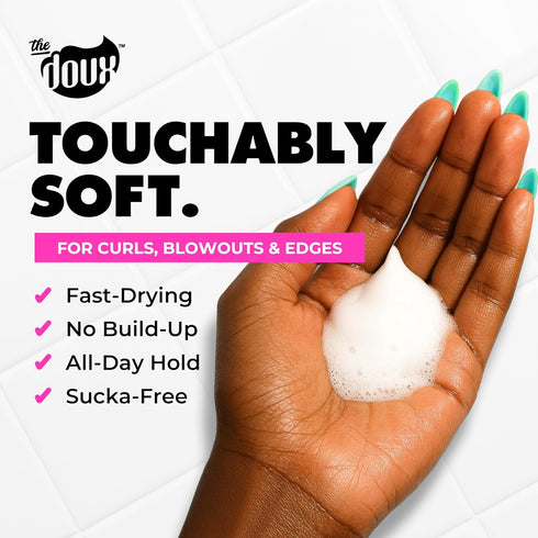The Doux Multi-Use Mousse for Curly Hair - Curl Definition, Volume & Shine