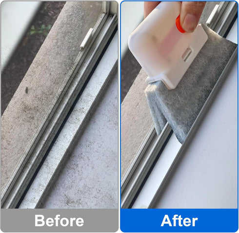 Tool,10 XANGNIER Window Sill Cleaner Pcs Magic Door Window Track Cleaning Tools Kit,Sliding Door Track Cleaner,Groove
