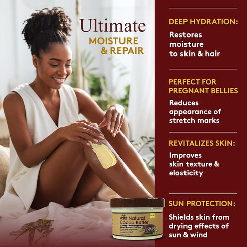 OKAY 100% Natural Cocoa Butter Smooth, 7oz/198gr