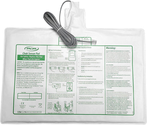 Replacement 10in x 15in Chair Sensor Pad by Smart Caregiver