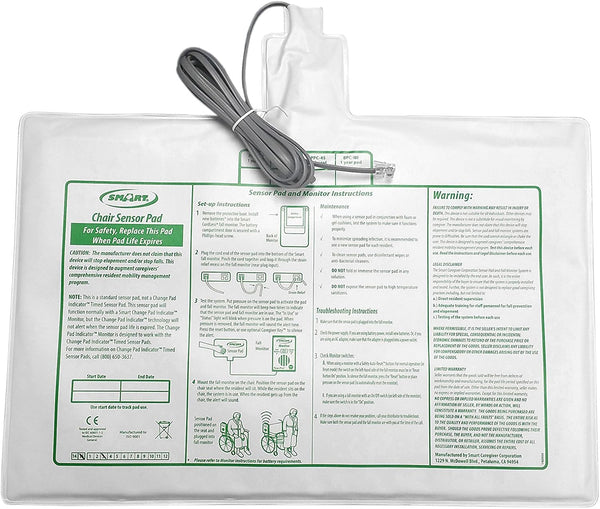 Replacement 10in x 15in Chair Sensor Pad by Smart Caregiver