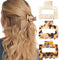 Tortoise Shell Ponytail Cuffs, Elastic Hair Band Hair Tie, Leopard Design for Women Girls, Pack of 3