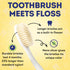 MOUTHWATCHERS Soft Flossing Toothbrushes for Kids, Pink, by Dr. Plotka, Ultra Clean for Sensitive Teeth & Gums