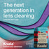 Koala Lens Cleaning Cloth, Japanese Microfiber Eyeglass Cleaner for Glasses, Camera Lens, VR/AR Headset, Blue & Purple