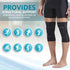 Knee Compression Sleeve for Men and Women (2 Pack), X-Large Knee Support Brace for Running and Workouts