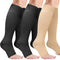 Owcorowan 3 Pairs Open Toe Compression Socks for Men & Women - 15-20