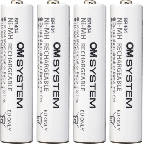 OM SYSTEM Olympus BR-404 NI-MH Rechargeable Battery Set