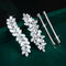 WHAVEL 4Pcs Hair Clips, Rhinestone Hair Pins for Women, Silver Bridal Barrettes, Wedding Hair Accessories