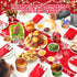 Zhehao 60 9 oz 6 Pcs Christmas Ice Cream Bowls and Paper Cups - Disposable Soup and Snack Cups for Picnic Party