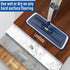 Wet Spray Mop for Floor Cleaning, Refillable Spray Bottle with 3 Washable Microfiber Pads, Home or Commercial Use, Blue