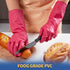 BOOMJOY Heavy Duty Nitrile Cleaning Gloves, Reusable Large Gloves for Kitchen, Bathroom, Gardening, Working, Pet Care -