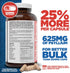 Yerba Prima Psyllium Husks Caps, 625 mg, 400 Capsules - Natural Fiber for Men and Women - Regularity Support Supplement
