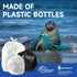 Pets,1.2 50 Count Small Trash Bags with Handles - Ocean Plastic Upcycling - Plastic Garbage Bags, Can Bin & Waste