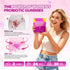 Kaseano GummiesSupports 60 Count. Slippery elm Feminine Probiotic + Moisture pH Balance, Vaginal Flora & Odor Health