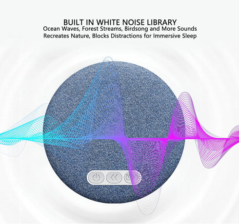 Yunir Pillow Speaker for Sleeping, Bluetooth Speaker Under Pillow with Automatic Off Timer, White Noise Sound Machine