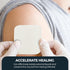 MED PRIDE Sterile Non-Adhesive Foam Wound Dressings - Highly Absorbent, Soft, Waterproof, Flexible (6X6 Inch, Pack of